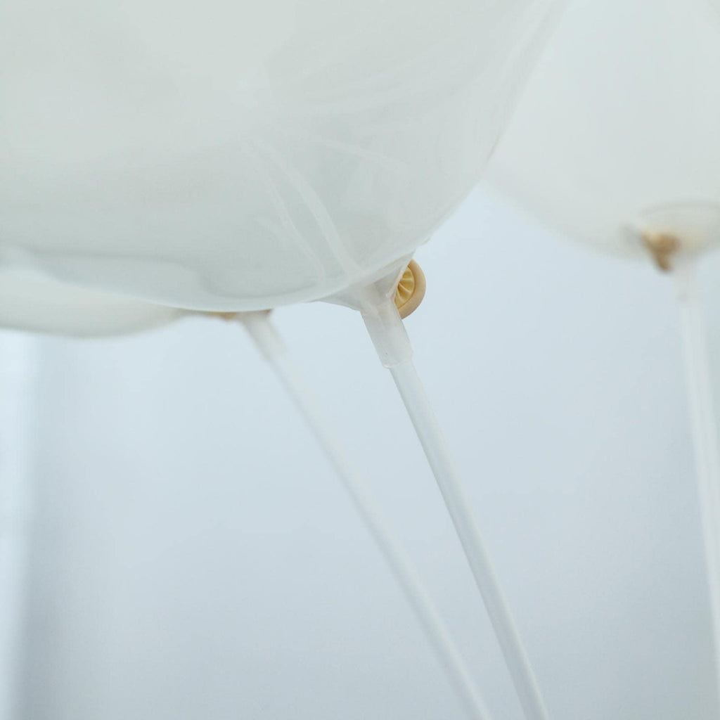 2 Pack Clear Balloon Centerpieces Holder, 30" Table Top Balloon Stand Stick Kit