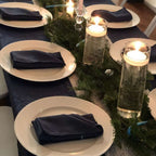 6-Pack Acrylic Round Charger Plates 13" in White with Beaded Rim, Dinner Charger Event Tabletop Decor