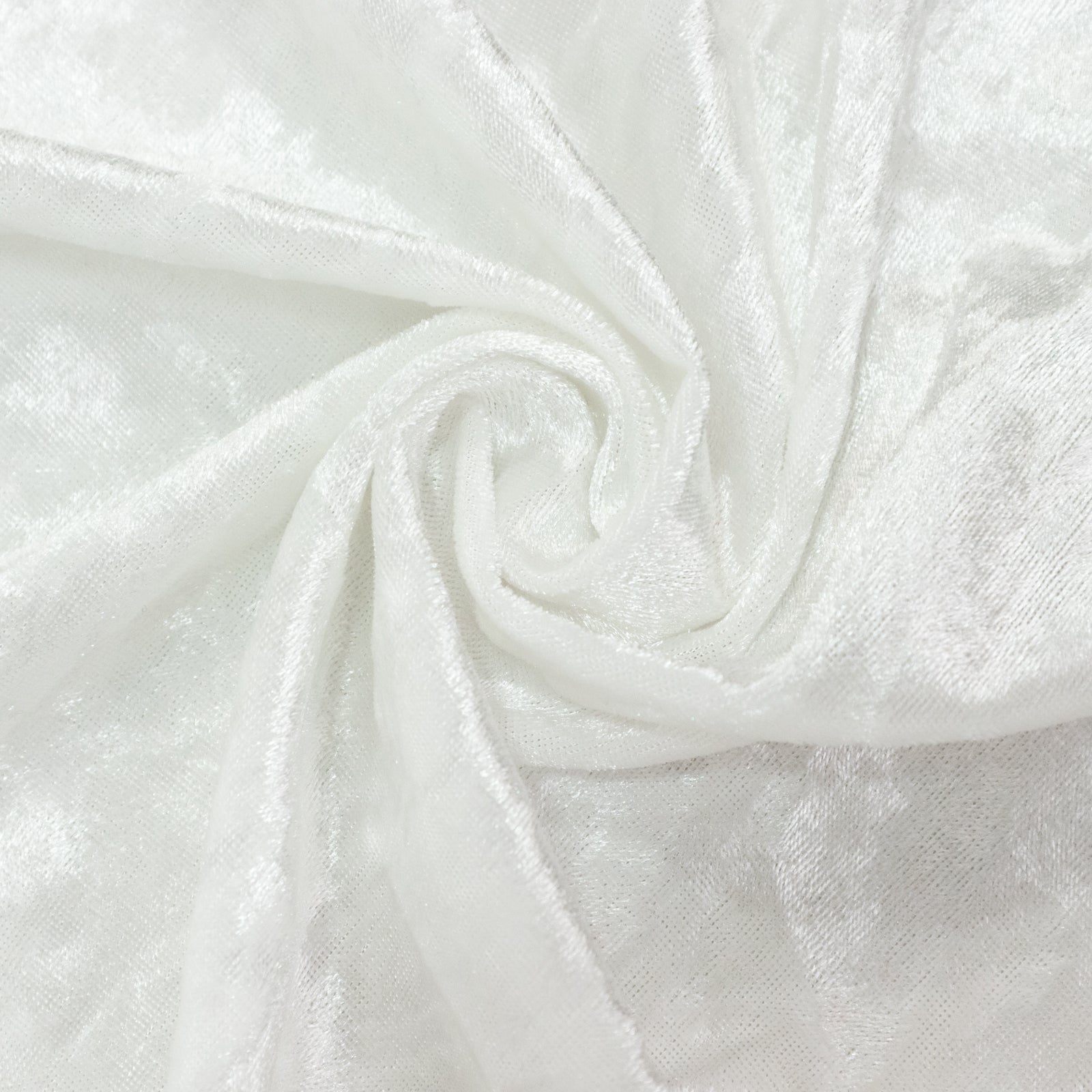 White Crushed Velvet Backdrop Curtain â€“ 5ft x 14ft Event Drape with Rod Pocket, Privacy Panel for Photo Booths & Events - Bell Racket Store