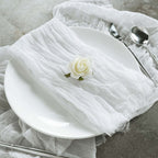 5 Pack Gauze Cheesecloth 24"x19" Napkins White Reusable Dinner Napkins