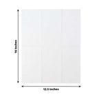 50-Pack Paper Napkins White - Soft Disposable 2-Ply Dinner Napkins for Weddings
