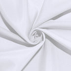 Polyester 90" Round Tablecloth White - Stain and Wrinkle-Resistant Table Cover for Party & Gatherings