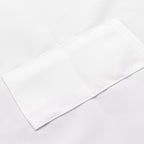 White Premium Polyester Cooking Chef Apron with Adjustable Neck and Long Ties, Waterdrop Resistant 2 Pockets Unisex Kitchen Bib Apron - Bell Racket Store