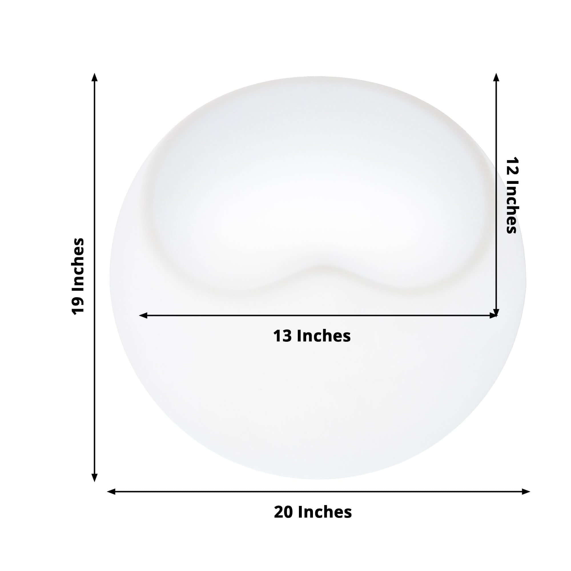 Color Changing LED Light Up Saucer Chair Furniture Stool, Rechargeable Cordless Waterproof with Accessory Bag