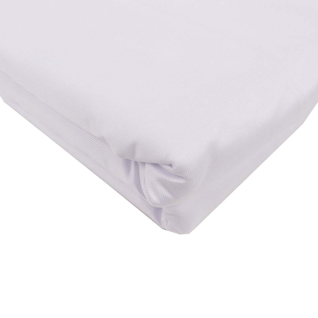 White Scuba Polyester Fabric Roll, Wrinkle Free DIY Craft Fabric Bolt - 60"x10 Yards - Bell Racket Store