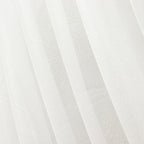 White Sheer Backdrop Drape â€“ 5ft x 14ft Wedding Arch & Ceiling Decor Panel, Wrinkle Free with Soft Shimmer - Bell Racket Store