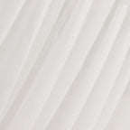 White Sheer Backdrop Drape â€“ 5ftx32ft Wedding Arch & Ceiling Decor Panel, Wrinkle Free with Soft Shimmer - Bell Racket Store