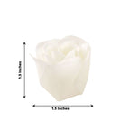 4 Pack 24 Pcs White Scented Rose Soap Heart Shaped Party Favors With Gift Boxes And Ribbon