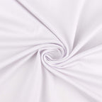 White Spandex 4 - Way Stretch Fabric Roll, DIY Craft Fabric Bolt - 60"x10 Yards - Bell Racket Store