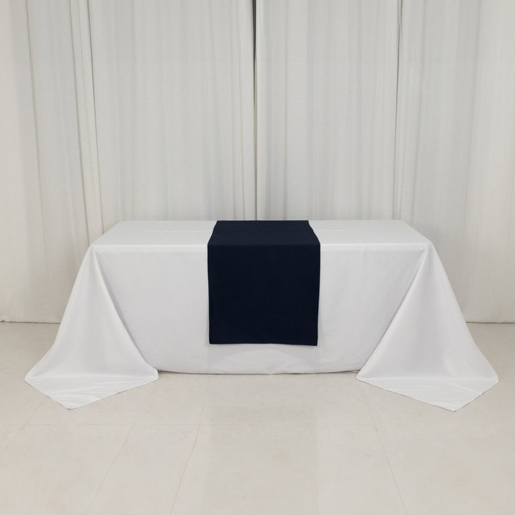Wide Premium Polyester 24"x72" Table Runner Navy Blue - Sublimation Printable Banner - Bell Racket Store