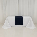 Wide Premium Polyester 24"x72" Table Runner Navy Blue - Sublimation Printable Banner - Bell Racket Store