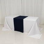 Wide Premium Polyester 24"x72" Table Runner Navy Blue - Sublimation Printable Banner - Bell Racket Store
