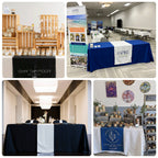 Wide Premium Polyester 24"x72" Table Runner Navy Blue - Sublimation Printable Banner - Bell Racket Store