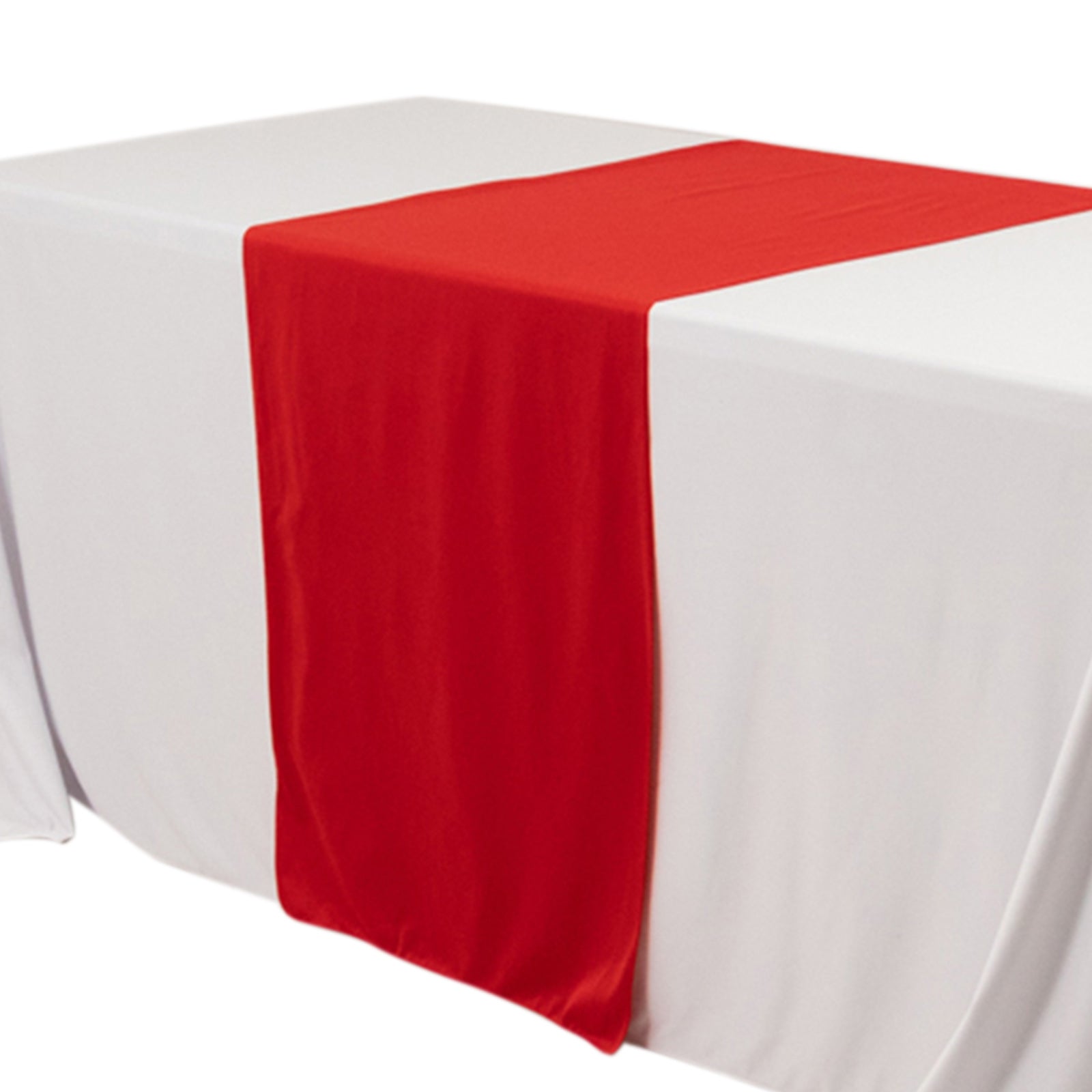 Wide Premium Polyester 24"x72" Table Runner Red - Sublimation Printable Banner - Bell Racket Store
