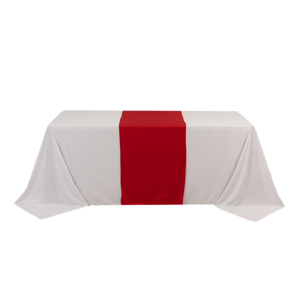 Wide Premium Polyester 24"x72" Table Runner Red - Sublimation Printable Banner - Bell Racket Store
