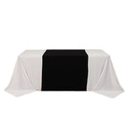 Wide Premium Polyester 36"x72" Table Runner Black - Sublimation Printable Banner - Bell Racket Store