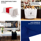 Wide Premium Polyester 36"x72" Table Runner Black - Sublimation Printable Banner - Bell Racket Store