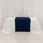 Wide Premium Polyester 36"x72" Table Runner Navy Blue - Sublimation Printable Banner - Bell Racket Store