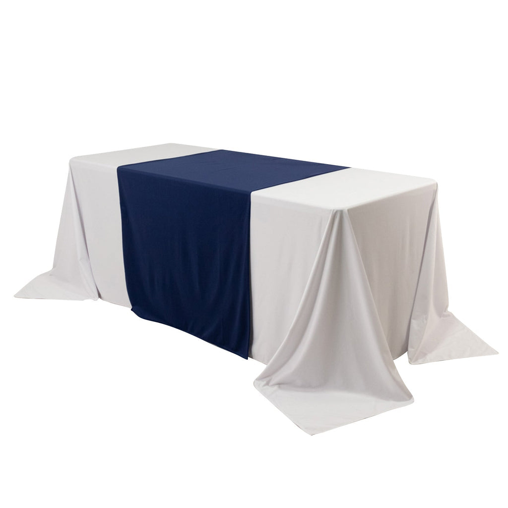 Wide Premium Polyester 36"x72" Table Runner Navy Blue - Sublimation Printable Banner - Bell Racket Store