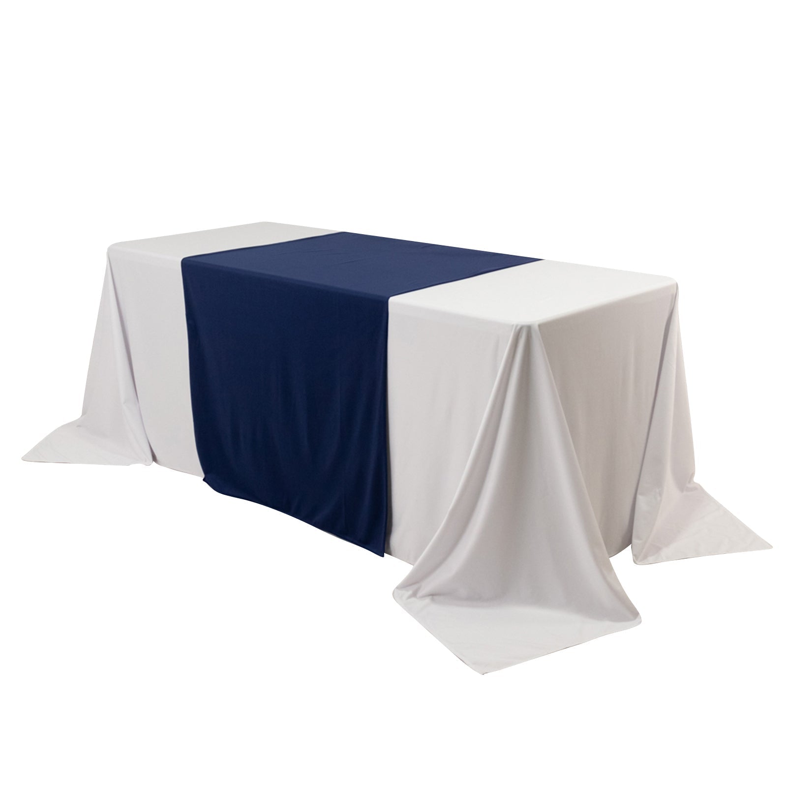 Wide Premium Polyester 36"x72" Table Runner Navy Blue - Sublimation Printable Banner - Bell Racket Store