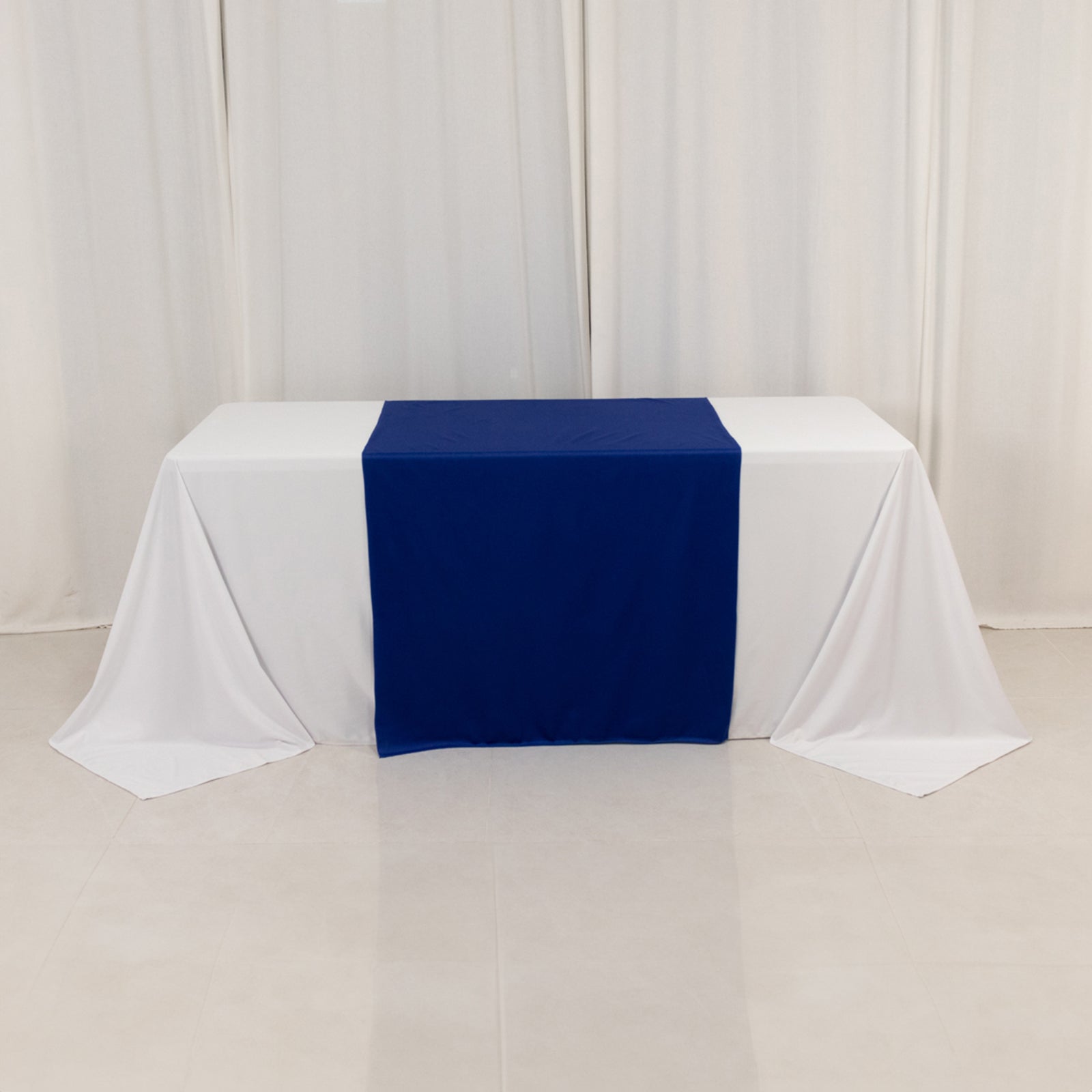 Wide Premium Polyester 36"x72" Table Runner Royal Blue - Sublimation Printable Banner - Bell Racket Store