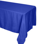 Polyester 54"x96" Rectangle Tablecloth Royal Blue - Wrinkle-Resistant & Easy-to-Care Table Cover