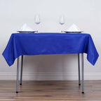 Polyester Square 54"x54" Tablecloth Royal Blue - Wrinkle-Resistant & Durable Table Cover