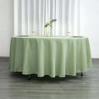 Polyester 108" Round Tablecloth Sage Green - Wrinkle-Resistant Table Cover