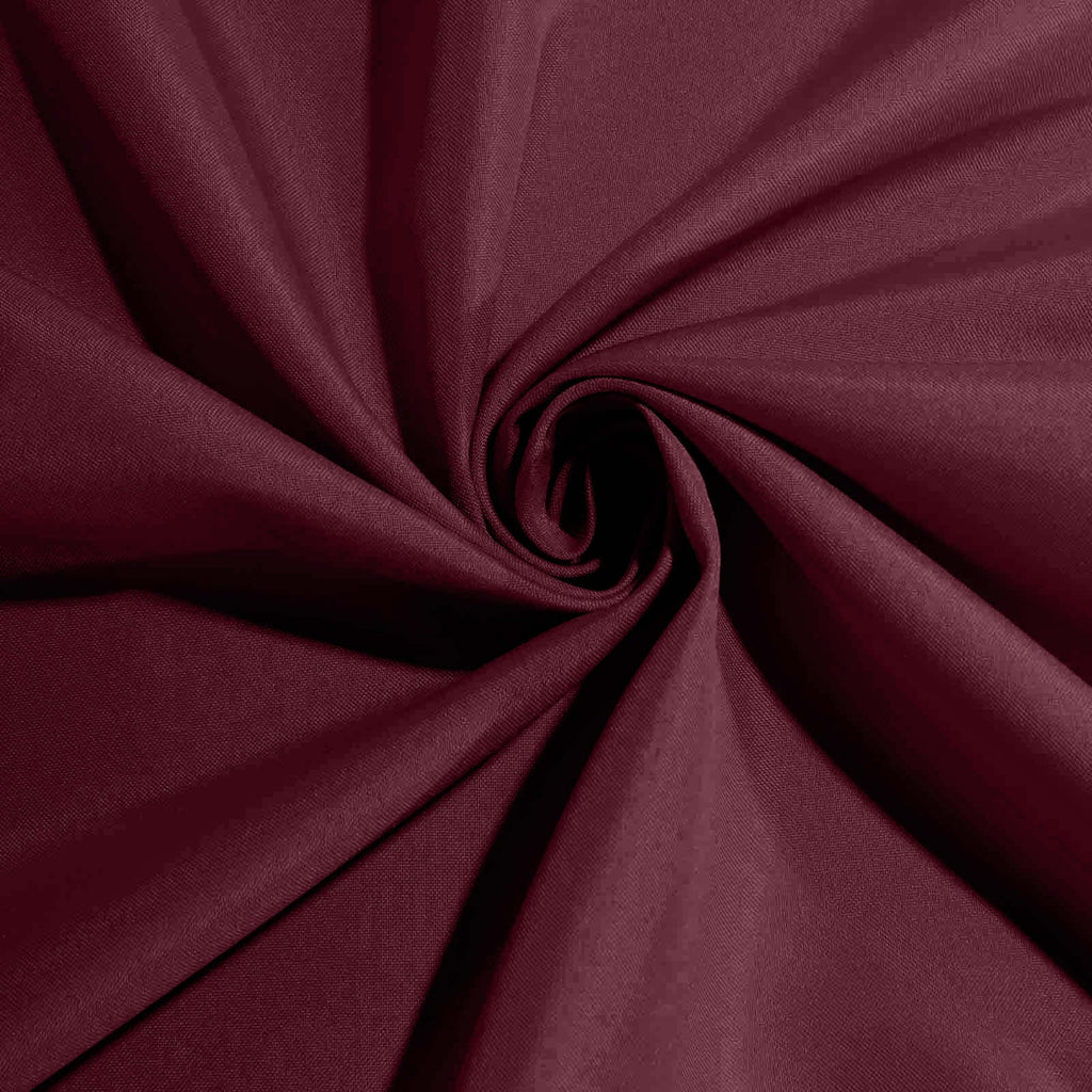5 Pack Polyester 17"x17" Napkins Burgundy - Durable & Wrinkle Resistant Dinner Napkins