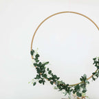 32" Gold Heavy Duty Metal Hoop Wreath, Floral Hoop