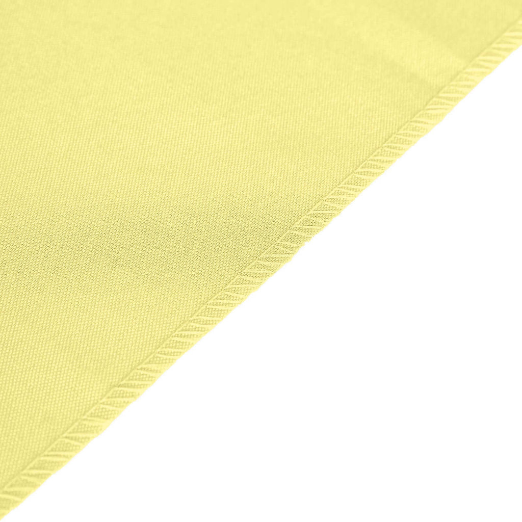 Polyester 12"x108" Table Runner Yellow - Durable & Wrinkle-Resistant Table Decor